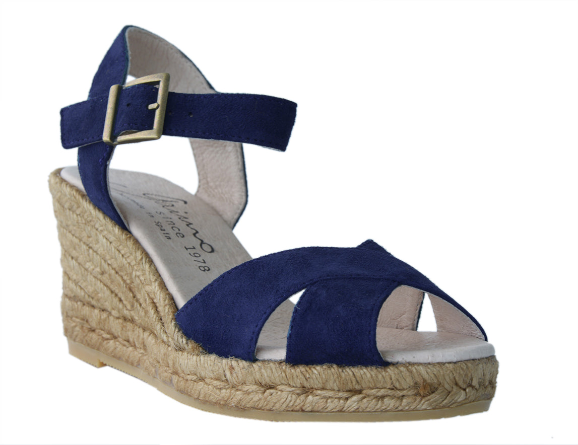 MARBELLA Navy espadrilles - Badt and Co - singapore