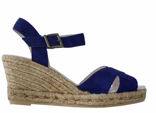 MARBELLA Navy espadrilles - Badt and Co - singapore